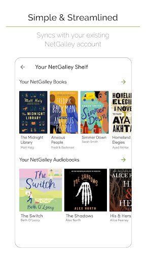 NetGalley Shelf PC