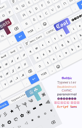 Fonts Aa - Keyboard Fonts Art PC