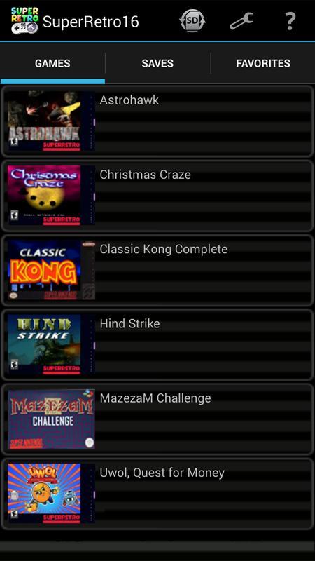 SuperRetro16 (SNES Emulator) PC