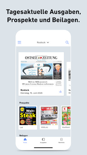 Ostsee-Zeitung E-Paper PC