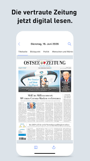 Ostsee-Zeitung E-Paper PC