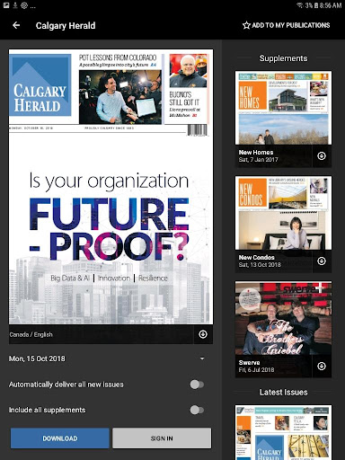 Calgary Herald ePaper PC