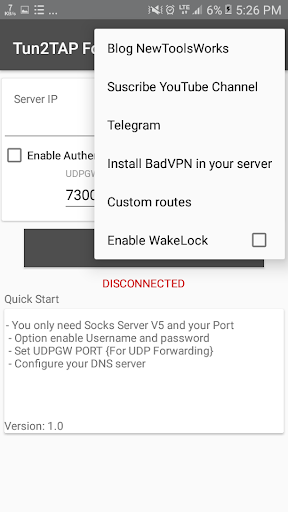 Tun2TAP Socks/HTTP to VPN পিসি