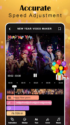 Happy NewYear Video Maker PC