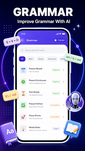 Aiva AI: English Speak Tutor পিসি