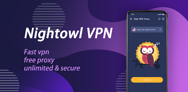 NightOwl VPN - Fast vpn, Free, Unlimited, Secure الحاسوب