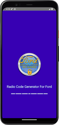 Generator kodów do radia Ford PC