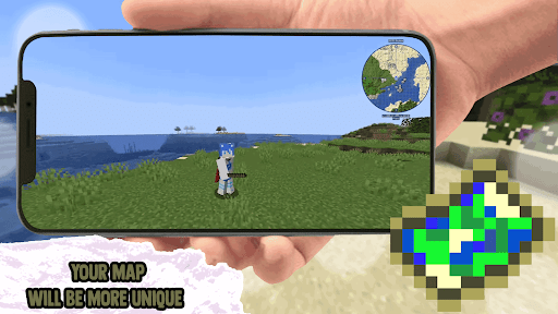 MCPE 用のミニマップ Mod アドオン PC版