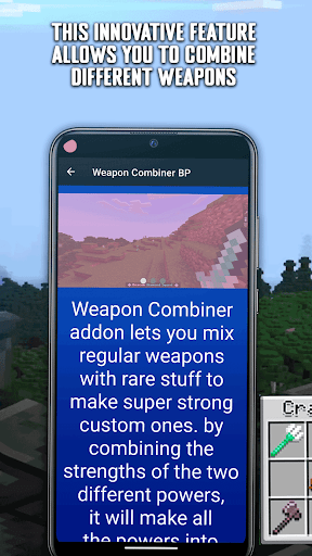 Weapon Combiner Mod for MCPE PC