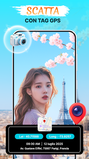 GPS Map: Fotocamera & Luogo PC