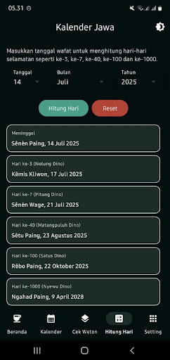 komputer Kalender Jawa