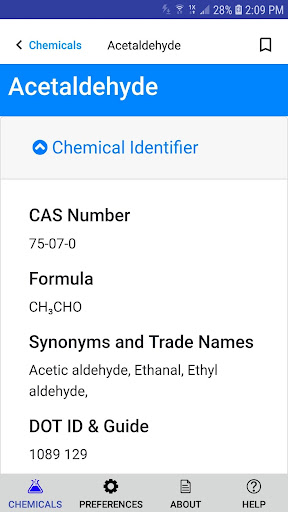 NIOSH Mobile Pocket Guide PC