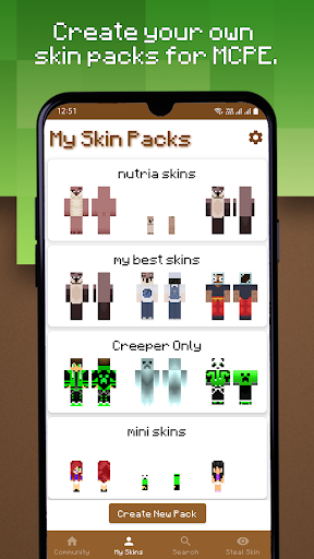komputer Skin Pack Maker for Minecraft