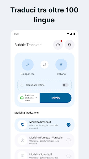 Traduzione Schermo a Bolla PC