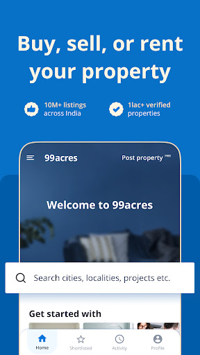 99acres Buy/Rent/Sell Property পিসি