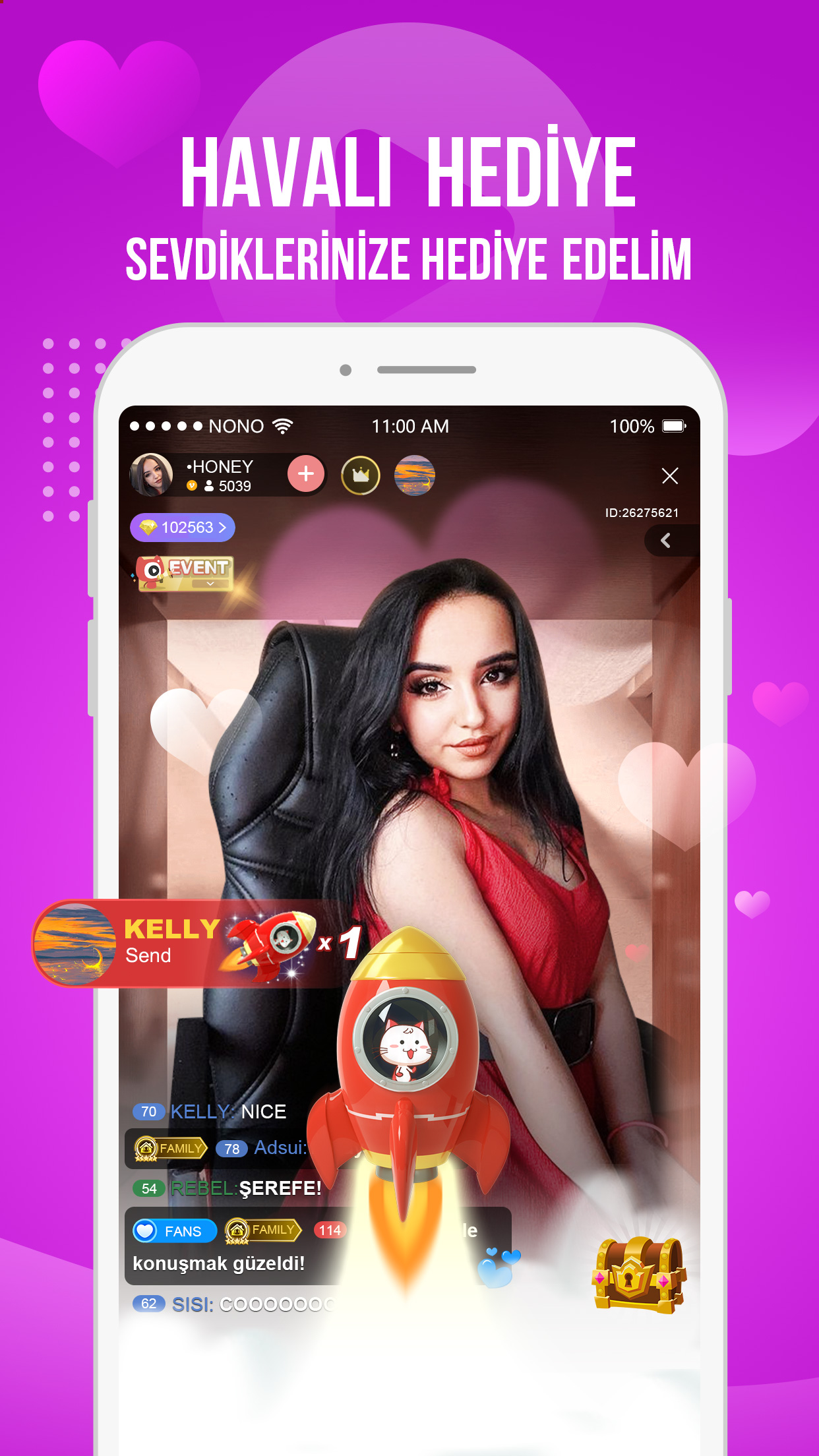 Nonolive - Canlı yayın ve görüntülü konuşma PC