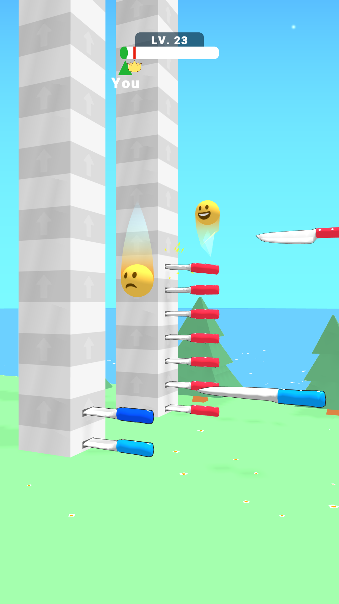 Ball Up: Knife Racing PC