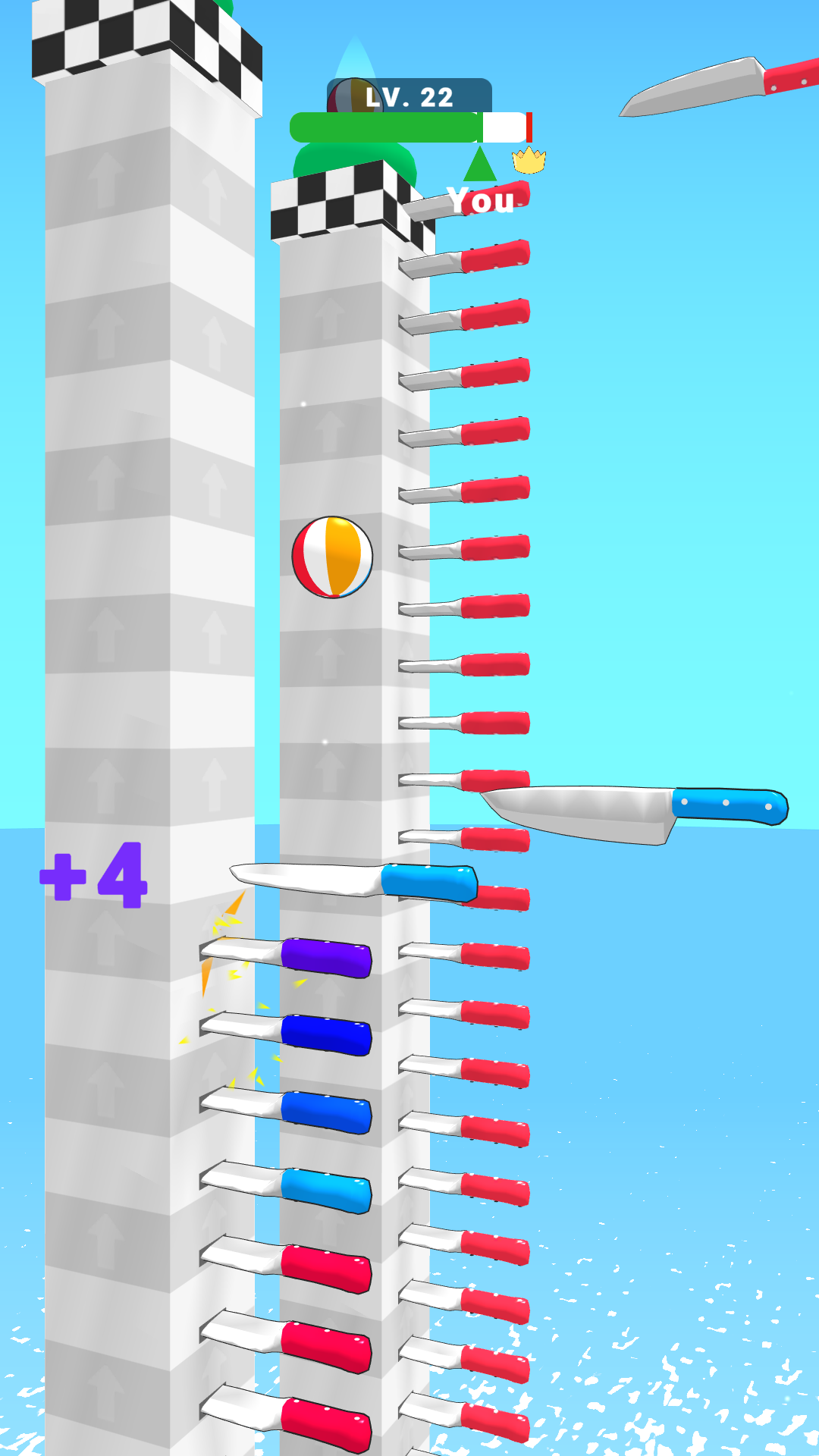 Ball Up: Knife Racing PC