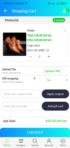 Native app for NopCommerce পিসি