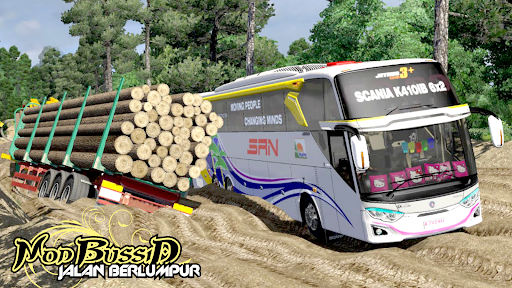 Mod Jalan Rusak Bussid Lumpur电脑版