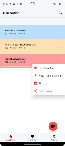 Not Defteri – Güvenli Notlar PC