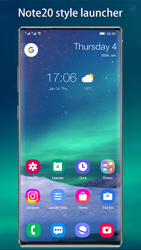 komputer Cool Note20 Launcher Galaxy UI