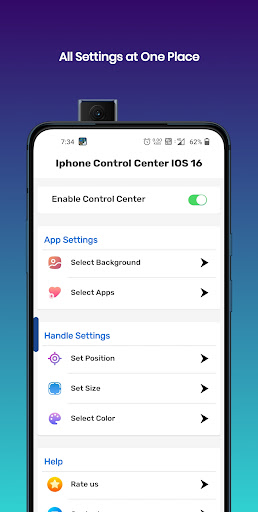 iPhone Control Center iOS 16 PC