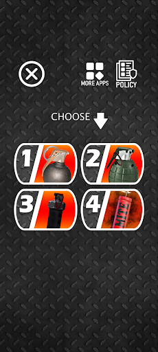 Simulator of explosion grenade PC