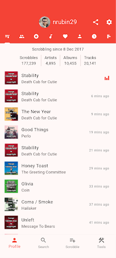Finale for Last.fm