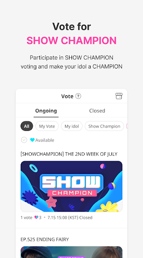 IDOLCHAMP - Showchampion, Fandom, K-pop, Idol PC