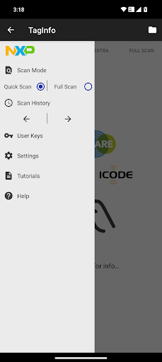 NFC TagInfo by NXP PC