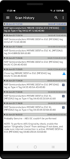 NFC TagInfo by NXP PC