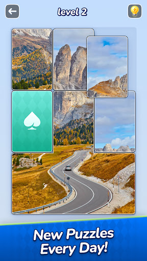 Jigsawcard Solitaire Puzzle