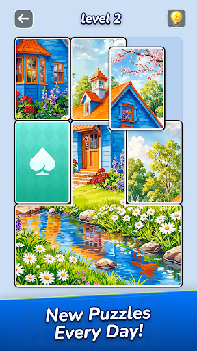 Jigsawcard Solitaire Puzzle