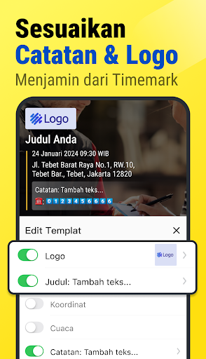 Timemark: Foto waktu, lokasi