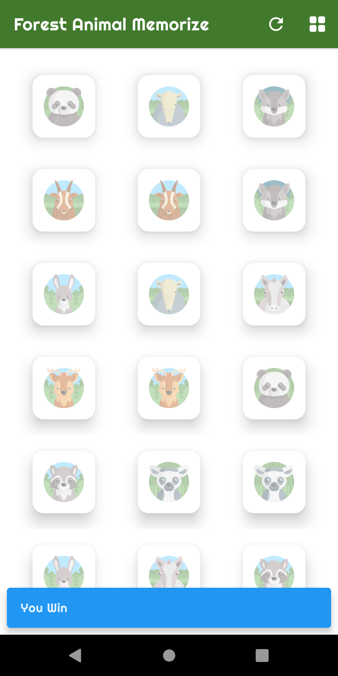 Forest Animal Memorize PC