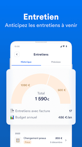 Prix, historique, km, essence PC