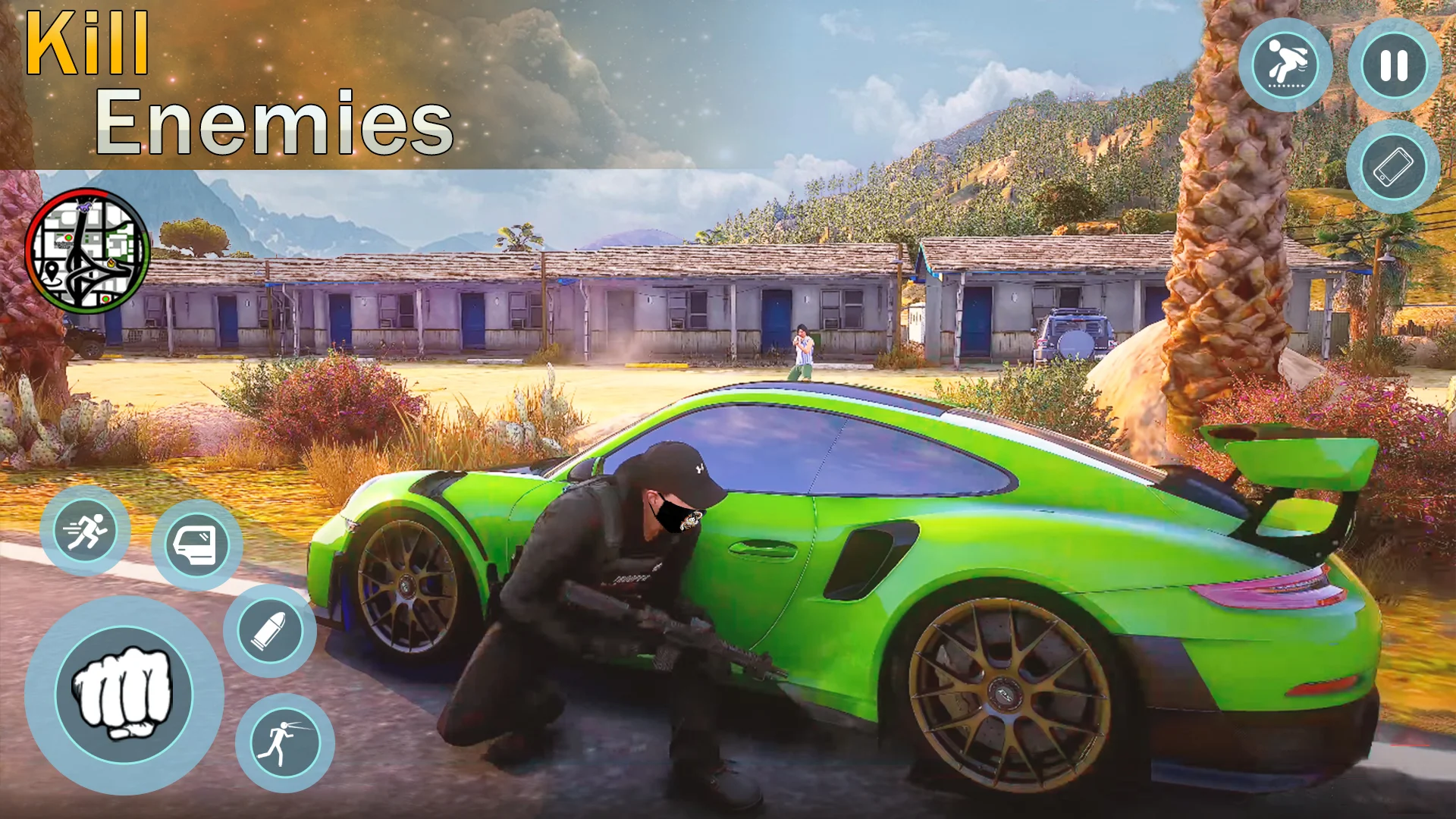 لعبة العصابات حرامي سيارات الحاسوب