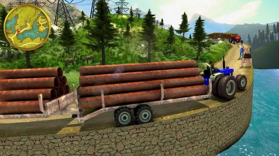 Hill Tractor Trolley Simulator