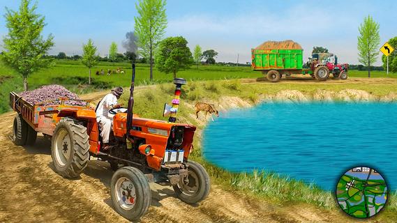 Cargo Tractor Trolley Game 22