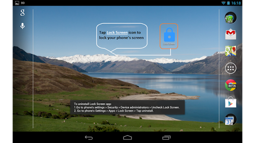 Lock Screen پی سی