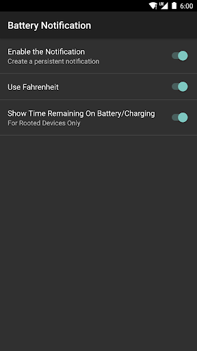 Battery Notification