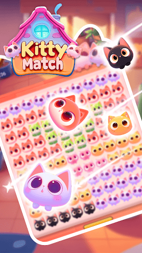 komputer Kitty Match: Cute Puzzle