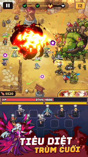 Pixel Defenders: Merge TD Game PC