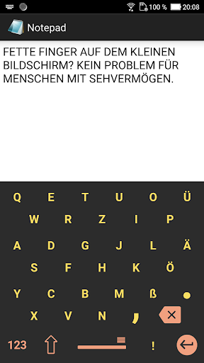 1C Große Tastatur Lite