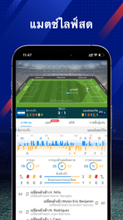 ผลบอลสด - AiScore PC