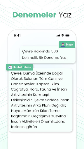 Yapay Zeka Sohbet Robotu