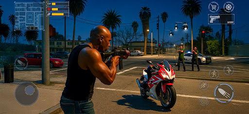 Grand Gangster: Rope hero City