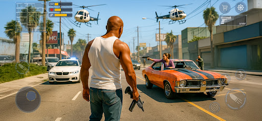 Grand Gangster: Rope hero City