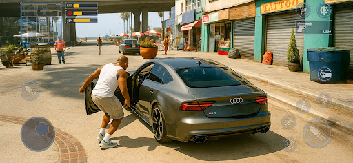 Grand Gangster: Rope hero City